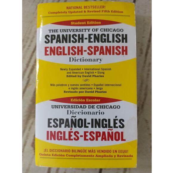 Th University of Chicago Spanish-English Dictionary Student Edition - Picture 1 of 4